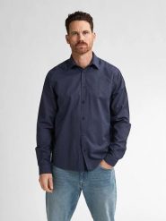 Petrol Industries Koszula "Tealline" w kolorze granatowym rozmiar: XL. Niebieskie koszule męskie Petrol Industries, xl, bez wzorów, bez kołnierzyka, bez ramiączek. Za 126.75 zł.