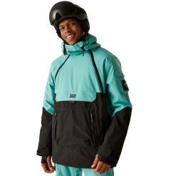 Męska Kurtka Narciarska TBar Overhead II. Czarne kurtki narciarskie i snowboardowe damskie Dare 2b, m, bez wzorów, z materiału, z kapturem, narciarskie. Za 323.99 zł.