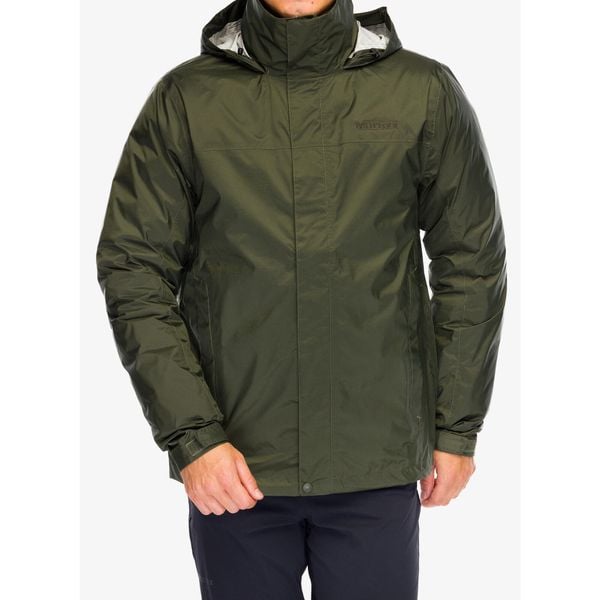 Kurtka przeciwdeszczowa Marmot PreCip Eco Jacket. Zielone kurtki męskie Marmot, m, bez wzorów, bez kaptura. Za 556.45 zł.