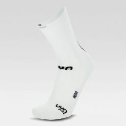 Skarpety rowerowe MAN CYCLING AERO SOCKS 39-41. Białe skarpetki męskie UYN, bez wzorów. Za 89.99 zł.
