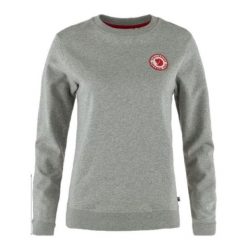 Bluza damska Fjällräven 1960 Logo Badge Sweater. Szare bluzy bez kaptura damskie FJÄLRÄVEN KANKEEN, xs. Za 419.99 zł.