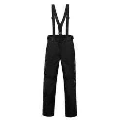 Damski kombinezon narciarski Alpine Pro Edesa 2. Czarne kombinezony damskie Alpine Pro, na zimę, bez wzorów, sportowe, bez kołnierzyka, bez ramiączek. Za 419.00 zł.