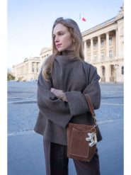 Maison héritage PARIS Skórzana torebka "Mini Leyla" w kolorze brązowym - 12 x 20 x 11 cm rozmiar: onesize. Brązowe torebki klasyczne damskie maison héritage PARIS, bez wzorów, z materiału, bez dodatków. Za 260.99 zł.