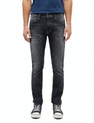 Męskie Spodnie Jeansowe Mustang Style Vegas Slim Denim Black 1014856 4000 883. Czarne spodnie materiałowe męskie Mustang, bez wzorów, z denimu. Za 219.99 zł.