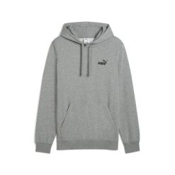 Męska bluza z kapturem Essentials z małym logo No. 1 PUMA Medium Gray Heather. Szare bluzy z kapturem męskie Puma, m, prążkowane. W wyprzedaży za 164.00 zł.