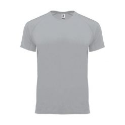 Męska Koszulka Sportowa Z Krótkim Rękawem Bahrain. Szare t-shirty sportowe męskie ROLY, m, bez ramiączek, trekkingowe. Za 27.99 zł.