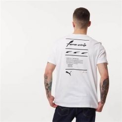 Koszulka sportowa męska Puma Dassler Legacy Graphic. Białe t-shirty sportowe męskie Puma, l, bez ramiączek. Za 256.00 zł.