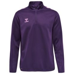 Bluza do piłki ręcznej dla dorosłych Hummel hml CORE XK. Fioletowe bluzy sportowe damskie HUMMEL, m, bez wzorów, bez ramiączek, bez kaptura. Za 227.50 zł.