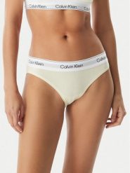 Calvin Klein Underwear Figi klasyczne LV00QF8520 Kremowy. Białe figi damskie Calvin Klein Underwear, l, bez wzorów, z bawełny. Za 109.99 zł.