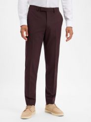 Cinque spodnie o kroju modułowym z domieszką wełny owczej Mężczyźni Modern Fit lila, 46. Spodnie wizytowe męskie Cinque, z syntetyku. Za 599.95 zł.
