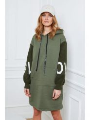 Joséfine Sukienka "Gilda" w kolorze khaki rozmiar: L. Brązowe sukienki damskie Joséfine, l, bez wzorów, z bawełny, bez kołnierzyka, bez ramiączek, mini. Za 157.73 zł.