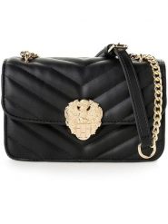 Vince Camuto Torebka "Bella" w kolorze czarnym - 21 x 12 x 9 cm rozmiar: onesize. Czarne torebki klasyczne damskie Vince Camuto, bez wzorów, z materiału, pikowane, bez dodatków. Za 130.99 zł.