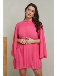 Curvy Lady Sukienka w kolorze różowym rozmiar: 44/46. Różowe sukienki damskie Curvy Lady, na co dzień, bez wzorów, klasyczne, bez kołnierzyka, bez ramiączek, mini, proste. Za 100.75 zł.
