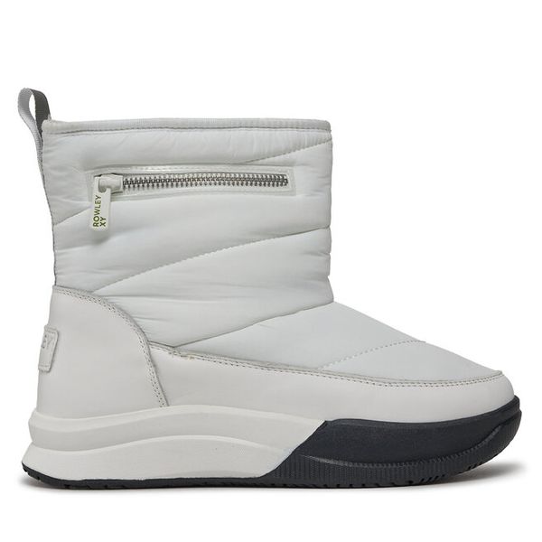 Botki Roxy. Białe botki damskie Roxy, bez obcasa, na płaskiej podeszwie, bez zapięcia. Za 639.99 zł.