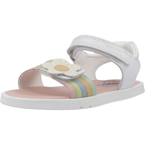 Sandały PABLOSKY 073100P Biały. Białe obuwie trekkingowe damskie Pablosky, bez wzorów, ze skóry, bez obcasa. Za 259.99 zł.