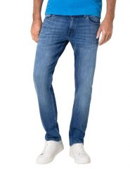 Timezone Dżinsy "EduardoTZ" - Slim fit - w kolorze niebieskim rozmiar: W33/L32. Niebieskie jeansy męskie Timezone. Za 144.92 zł.
