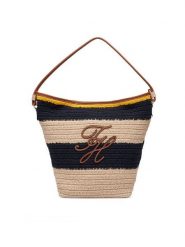 Tommy Hilfiger Torebka Th Nautical Bucket Crochet Str AW0AW18814 Kolorowy. Torebki klasyczne damskie Tommy Hilfiger, bez wzorów, z materiału, bez dodatków. Za 749.99 zł.