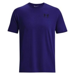 Męska Koszulka Sportowa. Niebieskie t-shirty sportowe męskie Under Armour, m, bez ramiączek, trekkingowe. Za 143.99 zł.