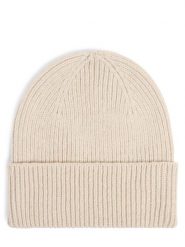 Colorful Standard czapka z wełny merynosów Mężczyźni Wełna merino beżowy, ONE SIZE. Brązowe czapki męskie Colorful Standard, bez wzorów, z wełny. Za 179.95 zł.