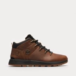 Buty Outdoorowe męskie Timberland Sprint trekker. Brązowe buty trekkingowe męskie Timberland, bez zapięcia, do biegania. Za 499.99 zł.