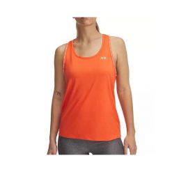 Damski tank top Under Armour Tech™. Czerwone topy sportowe damskie Under Armour, m, bez wzorów, z materiału, bez ramiączek. Za 197.50 zł.