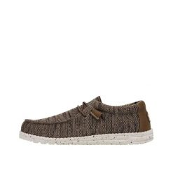 HeyDude Męskie Mokasyny Wally Sox. Brązowe mokasyny męskie Hey dude, z materiału. Za 199.00 zł.