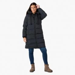 Kurtka puchowa hiking damska Swedemount Lofoten Down Parka wodoodporna. Czarne parki damskie SWEDEMOUNT, xl, bez wzorów, z materiału. Za 672.00 zł.