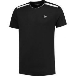 Koszulka sportowa męska Dunlop Club Crew Tee. Czarne t-shirty sportowe męskie Dunlop, m, bez ramiączek. Za 139.99 zł.
