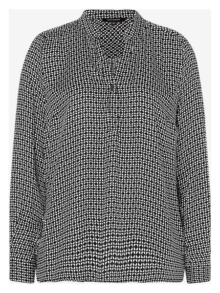 More & More Bluzka w kolorze czarno-kremowym rozmiar: 36. Białe bluzki damskie MORE & MORE, s, bez wzorów, z wiskozy, klasyczne, bez kołnierzyka, bez ramiączek. Za 65.38 zł.