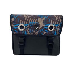 Podwójna torba na bagażnik z materiału wodoodpornego Willex 40 L. Czarne torebki klasyczne damskie willex, bez wzorów, bez dodatków. Za 412.00 zł.