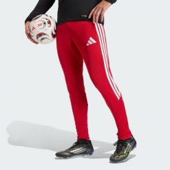 Spodnie treningowe Tiro26 League Regular. Białe spodnie dresowe męskie Adidas, bez wzorów, z dresówki. Za 219.00 zł.