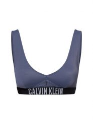 Calvin Klein stanik bikini - bralette Kobiety niebieski|szary, L. Niebieskie bikini damskie CALVIN KLEIN, bez wzorów. Za 279.95 zł.
