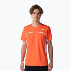 Koszulka męska YONEX 10726 Practice Crew Neck. Brązowe t-shirty sportowe męskie YONEX, l, z materiału, bez ramiączek, do biegania. Za 149.99 zł.