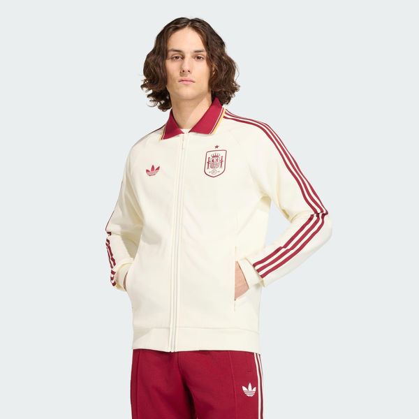 Wyjazdowa bluza reprezentacyjna Hiszpania. Białe bluzy bez kaptura męskie Adidas, m. Za 529.00 zł.