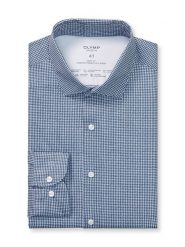 OLYMP Koszula "Level 5" - Body fit - w kolorze granatowym rozmiar: 38. Niebieskie koszule męskie Olymp, bez wzorów, z bawełny, bez kołnierzyka, bez ramiączek. Za 108.74 zł.