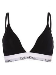 Calvin Klein biustonosz Kobiety Dżersej czarny, S. Czarne biustonosze CALVIN KLEIN, bez wzorów, z dżerseju. Za 189.95 zł.