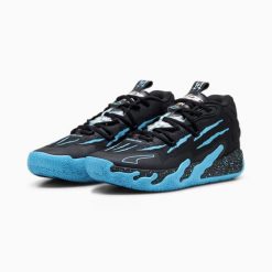 Buty Sportowe Męskie Puma Mb.3. Czarne buty sportowe na co dzień męskie Puma, z materiału, bez zapięcia, trekkingowe. Za 413.10 zł.
