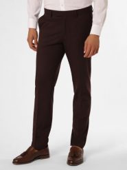 Finshley & Harding spodnie od garnituru modułowego Mężczyźni Slim Fit lila|czerwony, 102. Czerwone spodnie wizytowe męskie Finshley & Harding. Za 379.95 zł.