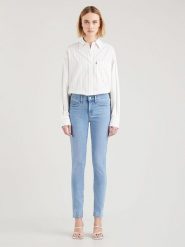 Levi´s Dżinsy "Lapis Sense" - Skinny fit - w kolorze błękitnym rozmiar: W30/L30. Niebieskie jeansy damskie z podwyższonym stanem. Za 122.96 zł.