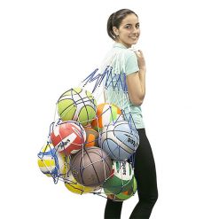Torba siatkowa na 20 piłek Deluxe wielokolorowa. Białe torebki klasyczne damskie 25TH HOUR, bez wzorów, z materiału, bez dodatków. Za 137.99 zł.
