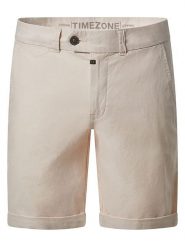 Timezone Szorty chino "Janno" w kolorze beżowym rozmiar: W33. Brązowe szorty męskie Timezone, bez wzorów. Za 148.96 zł.