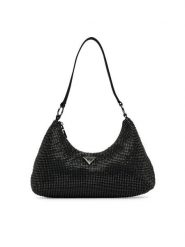 Guess Torebka Jewels HWEG22 48720 Czarny. Czarne torebki klasyczne damskie Guess, z aplikacjami, z materiału, bez dodatków. Za 544.99 zł.