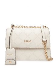 Liu Jo Torebka Ecs M Crossbody AF5055 E0538 Écru. Torebki klasyczne damskie Liu Jo, bez wzorów, ze skóry, wizytowe, bez kołnierzyka, bez ramiączek. Za 629.99 zł.