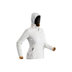 Kurtka polarowa turystyczna SH500 x-warm damska. Białe kurtki damskie QUECHUA, na zimę, l, bez wzorów, z elastanu, bez kaptura. Za 179.99 zł.
