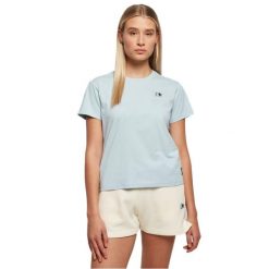 Koszulka damska Urban Classics Starter Essential. Niebieskie bluzki sportowe damskie Urban Classics, z dzianiny, bez kołnierzyka, bez ramiączek. Za 149.50 zł.