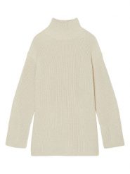 Marc O´Polo Sweter w kolorze beżowym rozmiar: XXL. Brązowe golfy damskie xxl, bez wzorów, z bawełny, bez ramiączek. Za 232.78 zł.