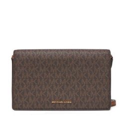 Torebka MICHAEL Michael Kors. Brązowe listonoszki damskie MICHAEL Michael Kors, bez wzorów, bez dodatków. Za 599.99 zł.