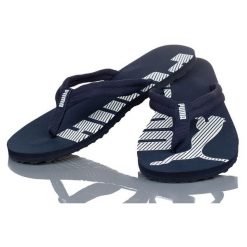 Klapki Japonki Dasmkie Puma Epic Flip V2. Niebieskie klapki damskie Puma, bez wzorów, bez obcasa. Za 95.90 zł.