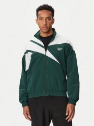 Reebok Bluza RK25720CCM Zielony Regular Fit. Zielone bluzy bez kaptura męskie Reebok, m, z syntetyku. Za 319.99 zł.