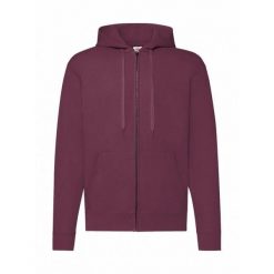 Męska Klasyczna Bluza Z Kapturem. Brązowe bluzy z kapturem męskie Fruit of the Loom, l. Za 107.99 zł.